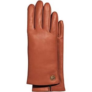 Coach Leather Tech Gloves - Color Sunset